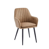 Lavinia Eetkamerstoel - Sand Microfiber